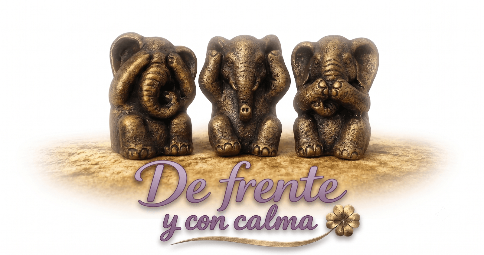 Logotipo de frente y con calma